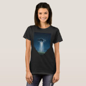 UFO Abduction Flying Saucer Alien UFO Believers T-shirt (Voorkant volledig)