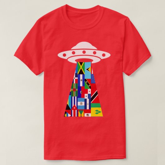 Ufo Abduction Hispanic Heritage Month T-shirt (Design voorkant)