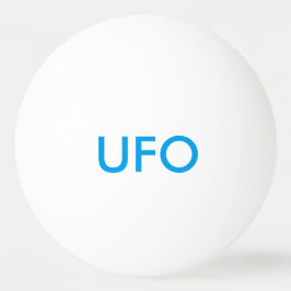 UFO/ACME-schoentbal met interplanetaire "ping-pong Pingpongbal