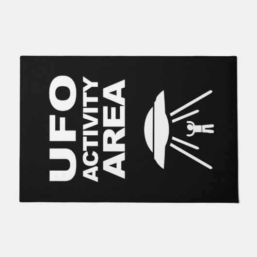 UFO-activiteitengebied, geeky design Deurmat (Voorkant)