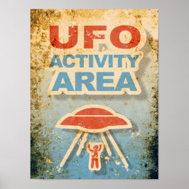 UFO-activiteitengebied Poster