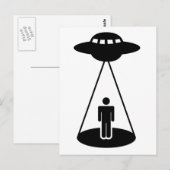 UFO-afname Briefkaart (Voorkant / Achterkant)