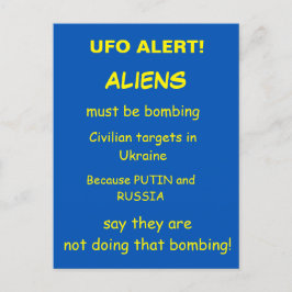 UFO-ALERT BRIEFKAART