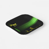 UFO Alien Abduction 👽 Geloof je? Papieren Bordje (Gebogen)