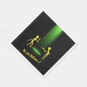 UFO Alien Abduction 👽 Geloof je? Servet (Hoek)