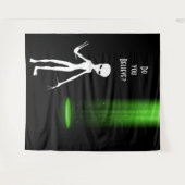 UFO Alien Abduction 👽 Geloof je? Wandkleed (Voorkant (horizontaal))