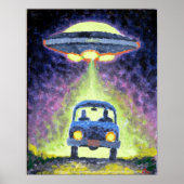 UFO Alien Abduction Poster (Voorkant)