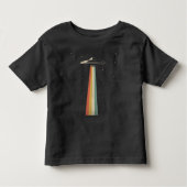  UFO Alien Abduction Retro Spaceship Kinder Shirts (Voorkant)