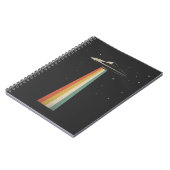 UFO Alien Abduction Retro Spaceship Notitieboek (Linkerzijde)