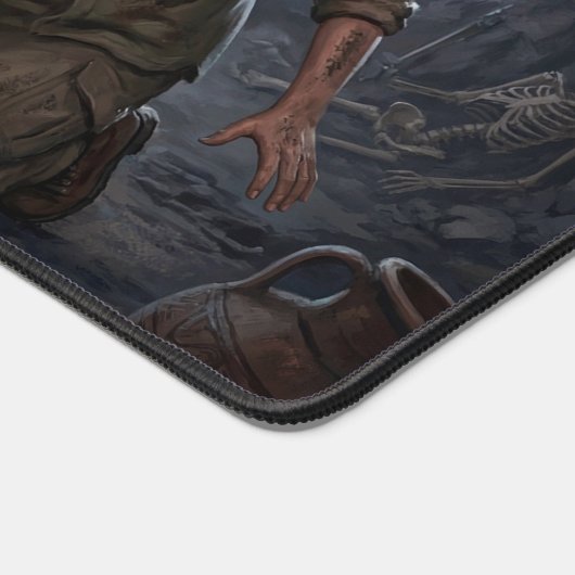 UFO Alien Archeologist Digging Site Paranormal Bureaumat (Hoek)