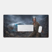 UFO Alien Archeologist Digging Site Paranormal Bureaumat (Keyboard & Muis)