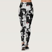 UFO, Alien, Bigfoot Cryptid Leggings (Achterkant)