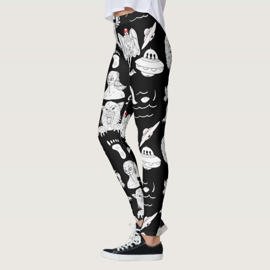 UFO, Alien, Bigfoot Cryptid Leggings (Links)