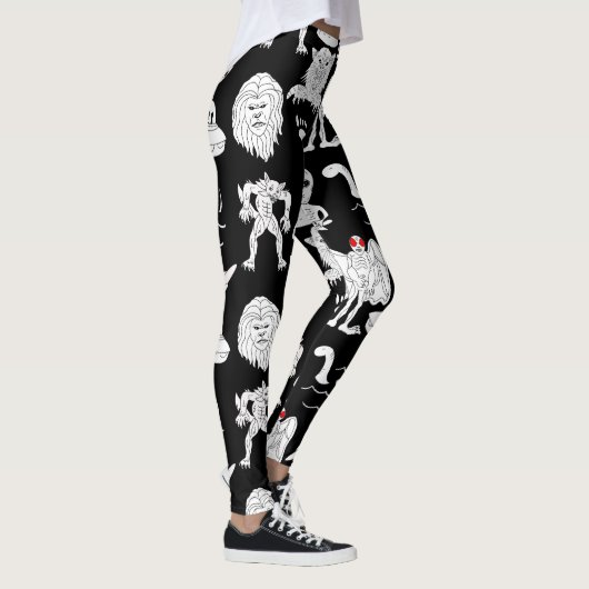 UFO, Alien, Bigfoot Cryptid Leggings (Rechts)