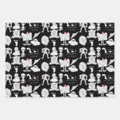 UFO, Alien, Bigfoot, Mothman, Dogman, Cryptids Inpakpapier Vel (Voorkant 3)