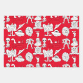 UFO, Alien, Bigfoot, Mothman, Dogman, Cryptids Inpakpapier Vel (Voorkant 2)