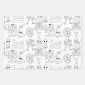 UFO, Alien, Bigfoot, Mothman, Dogman, Cryptids Inpakpapier Vel (Voorkant)