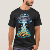Ufo Alien Eating Tacos Taco Lover Funny T-shirt (Voorkant)