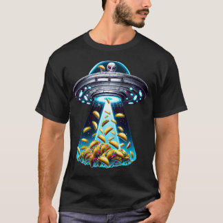 Ufo Alien Eating Tacos Taco Lover Funny T-shirt
