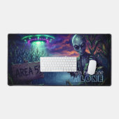 UFO Alien In Het Maisveld Paranormale Scienceficti Bureaumat (Keyboard & Muis)