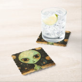 UFO Alien Kartonnen Onderzetters (Insitu)