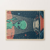 UFO Alien Legpuzzel (Horizontaal)