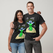 UFO Alien ontvoerd door mensen T-shirt (Unisex)