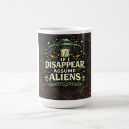 UFO Alien Ontvoering Humor Koffiemok