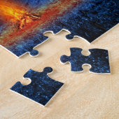 UFO Alien Rundvee Ontvoering Ruimteschip Legpuzzel (Zijkant)