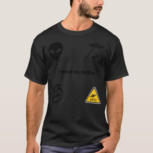 UFO Alien Set T-shirt (Voorkant)