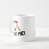 UFO Alien Ship - kies voor mij! Koffiemok (Voorkant links)