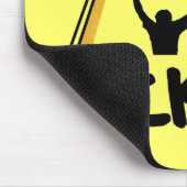 UFO Alien Ship - kies voor mij! Muismat (Hoek)