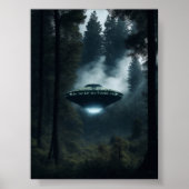 UFO Alien Space Digitale Posters & kunst aan de mu (Voorkant)