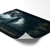 UFO Alien Space Digitale Posters & kunst aan de mu (Hoek)