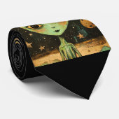 UFO Alien Stropdas (Opgerold)