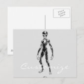 UFO Alien Thunder_Cove Briefkaart (Voorkant / Achterkant)