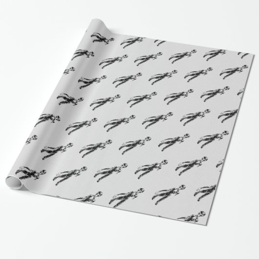 UFO Alien Thunder_Cove Cadeaupapier (Uitgerold)