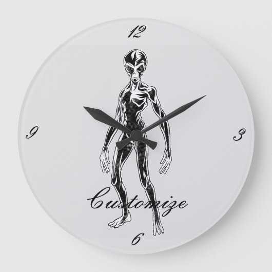 UFO Alien Thunder_Cove Grote Klok (Voorkant)