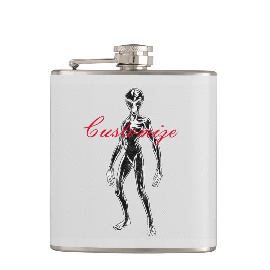 UFO Alien Thunder_Cove Heupfles (Voorkant)