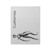 UFO Alien Thunder_Cove Notitieblok (Linkerzijde)