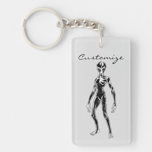 UFO Alien Thunder_Cove Sleutelhanger (Voorkant)