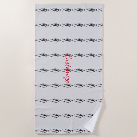 UFO Alien Thunder_Cove Strandlaken (Voorkant)