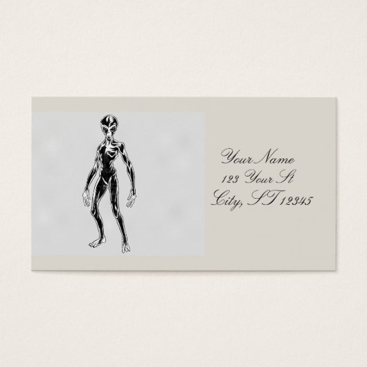 UFO Alien Thunder_Cove Visitekaartje (Voorkant)