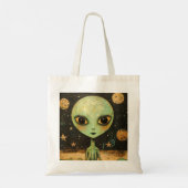 UFO Alien Tote Bag (Achterkant)