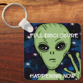 UFO Alien volledige openbaarmaking Sleutelhanger