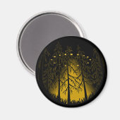 UFO Art Fridge Magnet Cool U.F.O Magnets & Giften (Voorkant / Achterkant)