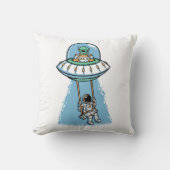 UFO Astronaut Exchange Kussen (Voorkant)