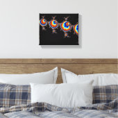 Ufo Attack - Fractal Art Canvas Afdruk (Insitu (Slaapkamer))