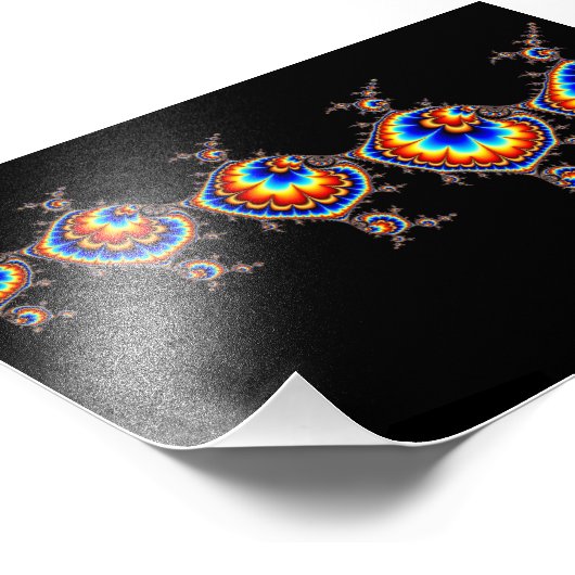 Ufo Attack - Fractal Art Foto Afdruk (Hoek)