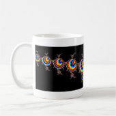 Ufo Attack - Fractal Art Koffiemok (Links)